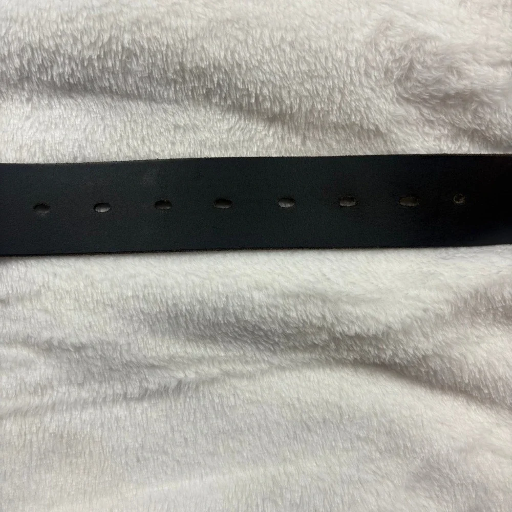 Timberland‎ Black Genuine Leather Belt Men 38/40  Rugged Dependable Work *READ*